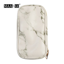 Carregar imagem no visualizador da galeria, Bolsa Portátil de Pincéis de Maquiagem moda Marble Case Beauty Brush
