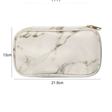 Carregar imagem no visualizador da galeria, Bolsa Portátil de Pincéis de Maquiagem moda Marble Case Beauty Brush
